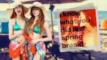 Scarlet Skies and Amber Stark - Spring Break Ready