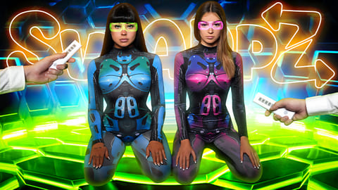 Beca Barbie and Della Cate - Robo-Stepsis