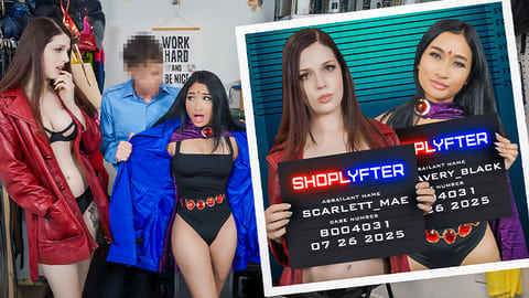 Avery Black and Scarlett Mae - Case No. 8004031 - Bratty Teens Fuck Around and Find Out