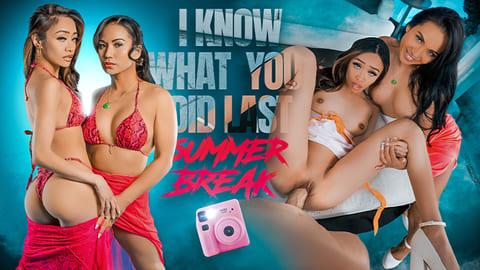Jade Kimiko and Lana Violet - “Let Me Fuck, Too!” Vacation Threesome