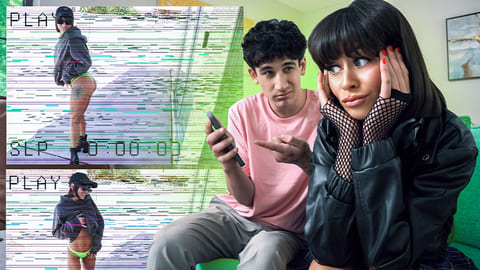 Ren Nuisance - The Girl With the Leg Tattoo Exhibitionist Babysitter Caught!