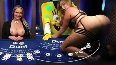 Mia Malkova Spongebob Duel Casino Porn